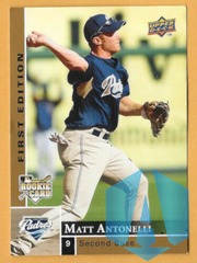 MATT ANTONELLI SAN DIEGO PADRES #237 UPPER DECK FIRST EDITION 2009